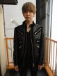 画像1: 【USED】Vivienne Westwood MAN(ヴィヴィアンウエストウッド マン) レザー切替ジップデザイン中綿ジャケット (1)