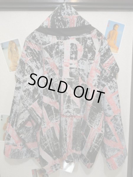 画像3: 【USED】SWD(エスダブリューディー)ハイネックオーバーサイズ総柄ブルゾン (3)