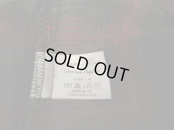 画像5: 【USED】NUMBER NINE(ナンバーナイン)シャドーチェック柄レーヨンシャツ (5)