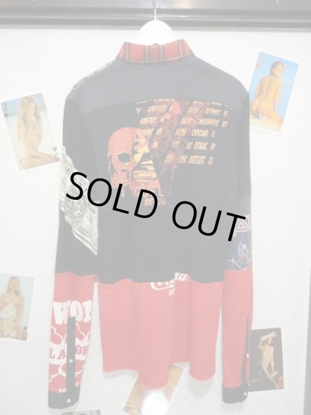 画像3: 【USED】LUCIOLE JEAN PIERRE(リュシオル ジャン ピエール) 再構築デザインシャツ (3)