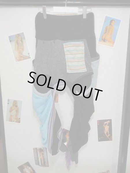 画像4: 【USED】runurunu(ルヌルヌ)グリッチデザインパンツ (4)