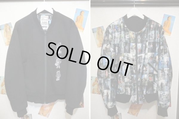 画像2: 【USED】MELLOW PLANET×TUNE×FRUiTS(メロウプラネット×チューン×フルーツ)リバーシブル仕様スナップ総プリントブルゾン (2)