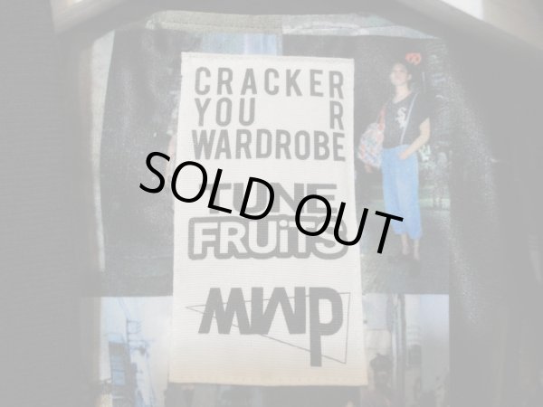 画像4: 【USED】MELLOW PLANET×TUNE×FRUiTS(メロウプラネット×チューン×フルーツ)リバーシブル仕様スナップ総プリントブルゾン (4)