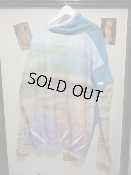 画像3: 【未使用】bodysong(ボディーソング)コモンスリーブ変形スウェットトップス (3)