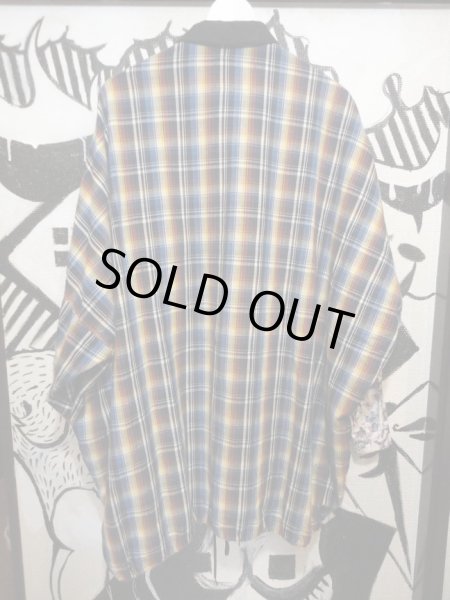 画像3: 【USED】HIRO(ヒロ)柄切替オーバーサイズシャツトップス (3)