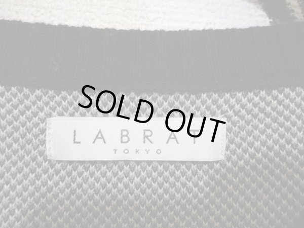 画像4: 【USED】LABRAT(ラブラット)オーバーサイズナンバリングニット (4)