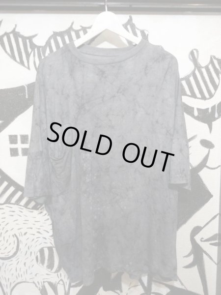 画像2: 【USED】SWD(エスダブリューディー)ポケット付き総柄BIG-Tシャツ (2)