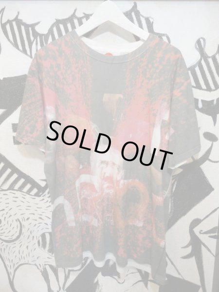 画像2: 【USED】HIRO(ヒロ)総柄BIG-Tシャツ (2)