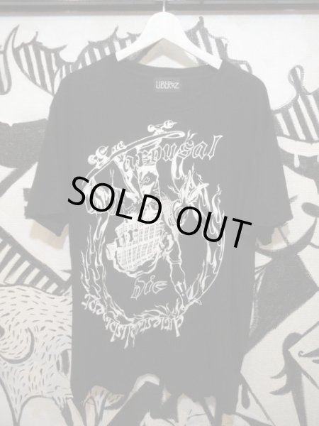 画像2: 【USED】LIBERoZ(リベルオズ)黒オーバーサイズカットソー (2)