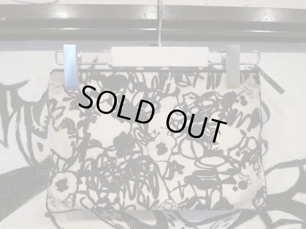 画像2: 【USED】JILSANDER(ジルサンダー)総柄ナイロンクラッチバッグ (2)