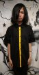 画像1: 【未使用】KOMAKINO(コマキノ)テーピングライン装飾半袖シャツ (1)