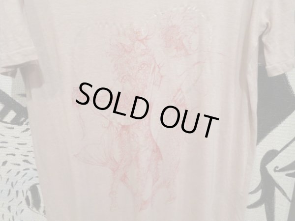 画像4: 【USED】YEAH RIGHT(イェーライト)ピンクプリントオーバーサイズカットソー (4)