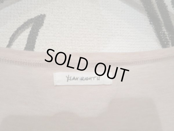 画像5: 【USED】YEAH RIGHT(イェーライト)ピンクプリントオーバーサイズカットソー (5)