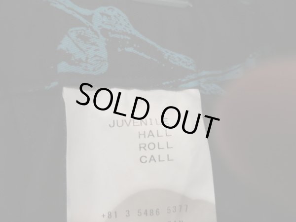 画像4: 【USED】JUVENILE HALL ROLLCALL(ジュベナイル ホール ロールコール)黒×緑クロスボーン総柄スカート (4)