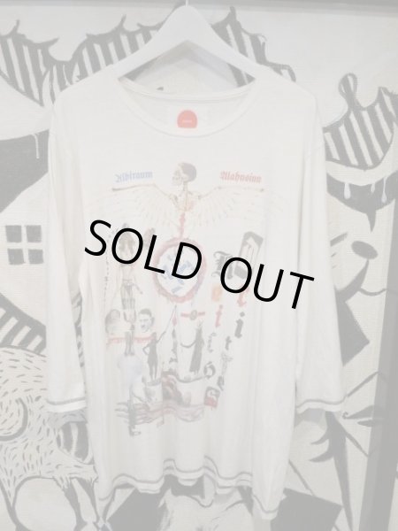 画像2: 【USED】HIRO(ヒロ)7分袖オーバーサイズカットソー (2)