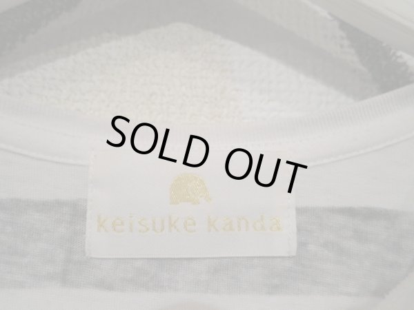画像4: 【USED】keisuke kanda(ケイスケカンダ)白×黒ボーダー柄カットソー (4)