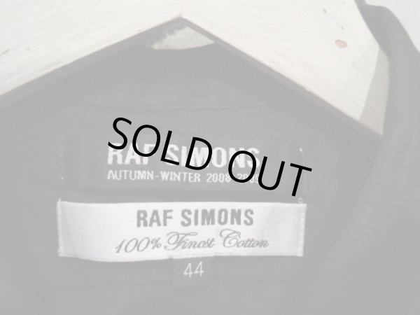 画像4: 【USED】RAF SIMONS(ラフシモンズ)黒長袖シャツ (4)