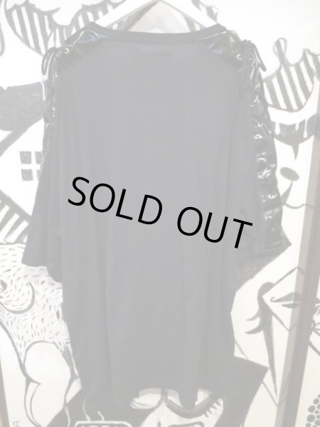 画像3: 【USED】Daniel Palillo(ダニエルパリッロ)エナメル切替オーバーサイズプリントTシャツ (3)