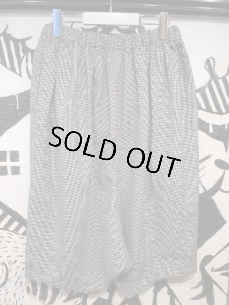 画像3: 【USED】BLACK COMME des GARCONS(ブラック コムデギャルソン)チェック柄クロップドサルエルパンツ (3)