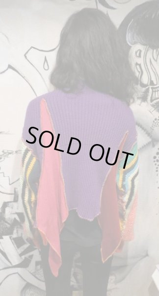 画像2: 【USED】LABRAT(ラブラット)ジプシーニットカーディガン (2)