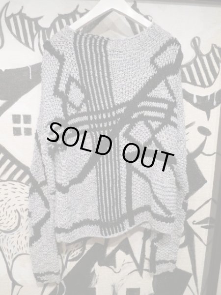 画像3: 【USED】JAMES LONG(ジェームズ ロング)ラメ混ローゲージニットトップス (3)