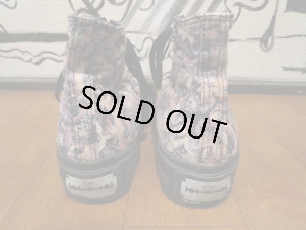 画像3: 【USED】HIRO(ヒロ)堕天使柄厚底スニーカー (3)