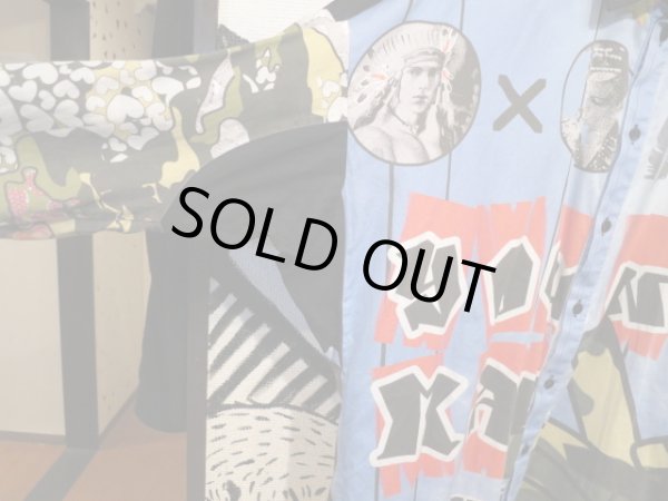 画像4: 【USED】RENE GURSOKOV(レネ ガルスコフ)柄切替ビッグシャツ (4)