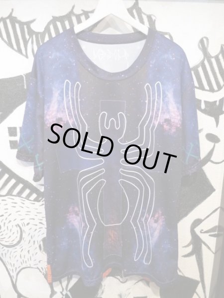 画像2: 【USED】4jigen(ヨジゲン)グラフィック総柄オーバーサイズカットソー (2)