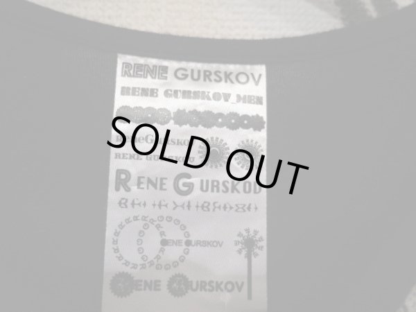 画像4: 【USED】RENE GURSKOV(レネガルスコフ)プリントオーバーサイズカットソー (4)