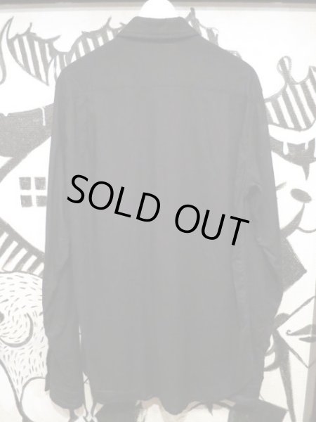 画像3: 【USED】ANN DEMEULEMEESTER(アンドゥムルメステール)黒長袖シャツ (3)