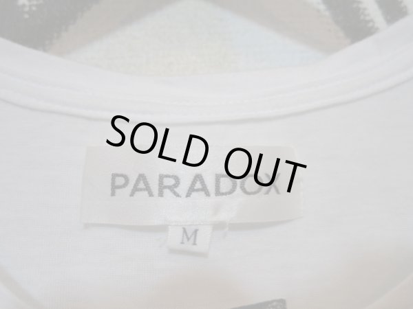画像4: 【USED】PARADOX(パラドックス)白グラフィック柄カットソー (4)