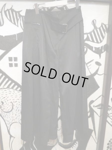 画像2: 【USED】YOHJI YAMAMOTO NOIR(ヨウジヤマモト ノア)アシンメトリーデザインパンツ (2)
