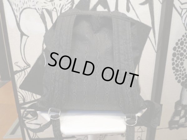 画像3: 【USED】White tent(ホワイト テント)黒柄バックパック (3)