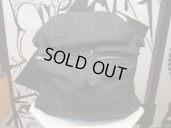 画像2: 【USED】White tent(ホワイト テント)黒柄バックパック (2)