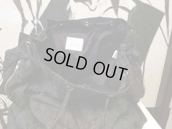 画像4: 【USED】White tent(ホワイト テント)黒柄バックパック (4)