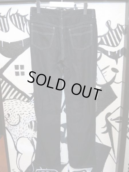 画像3: 【USED】MARTIN MARGIELA(マルタンマルジェラ)リネン×コットン地ブラックデニムパンツ (3)