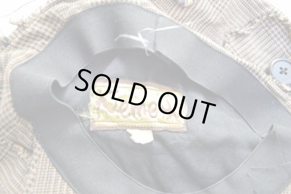 画像5: 【USED】NEMETH(ネメス)チェック柄多重ボタンデザインハンチング (5)