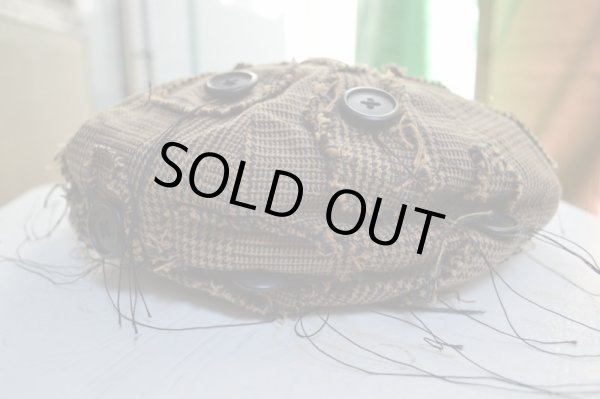 画像4: 【USED】NEMETH(ネメス)チェック柄多重ボタンデザインハンチング (4)