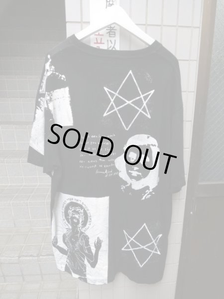 画像3: 【USED】HELSINKI ANTIKLAFT AUTOBAHN(ヘルシンキ アンチクラフト アウトバーン)プリント総柄ビッグTシャツ (3)