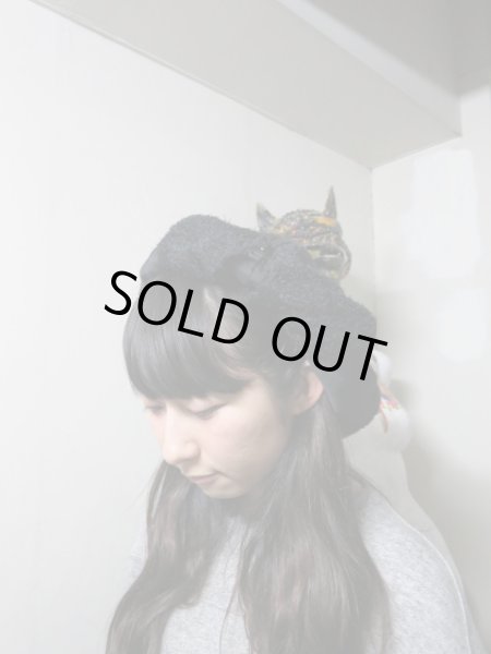 画像4: 【USED】KROFUNE(クロフネ)切替デザインベレー帽 (4)