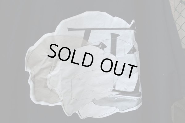 画像3: 【USED】BALMUNG(バルムング)黒グラフィックプリントオーバーサイズカットソー (3)