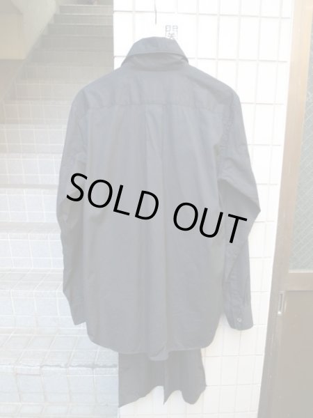 画像2: 【USED】COMME des GARCONS HOMME PLUS(コムデギャルソン オム プリュス)ストール装飾デザインシャツ (2)