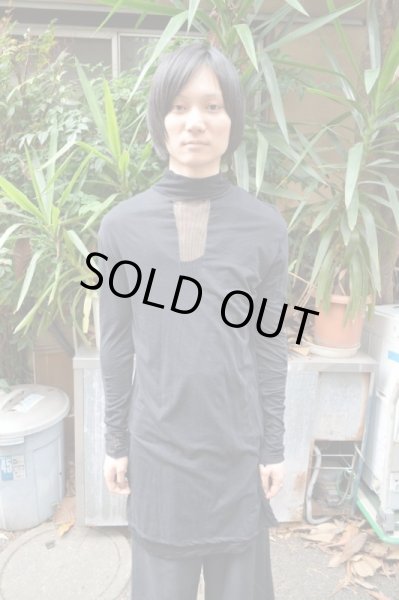 画像4: 【USED】DAMIR DOMA(ダミールドーマ)ハイネックデザインカットソー (4)