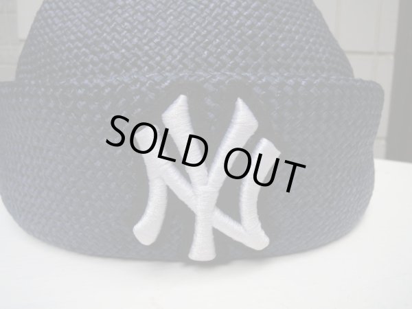 画像2: 【USED】YEAH RIGHT(イェーライト)紺ストローキャップ (2)