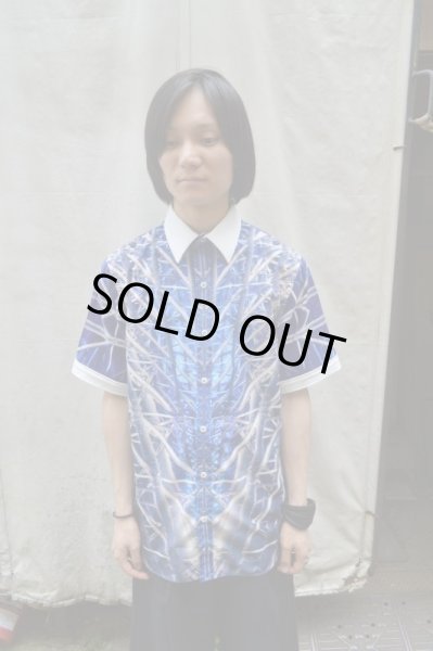 画像4: 【USED】PLASTIC TOKYO(プラスティックトーキョー)グラフィック総柄半袖シャツ (4)