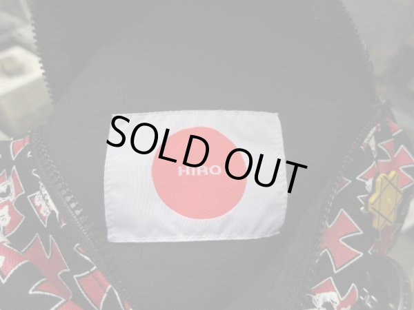 画像4: 【USED】HIRO(ヒロ)アイアンクロス柄ウエストバッグ (4)