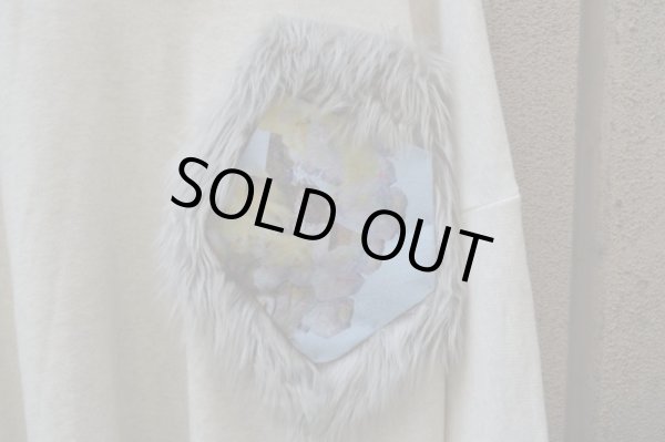 画像3: 【USED】BALMUNG(バルムング)ファーパッチ装飾ビッグスウェット (3)