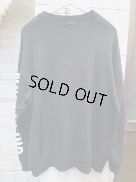 画像3: 【USED】CREPEMAN(クリープマン)黒×白プリントスウェット (3)