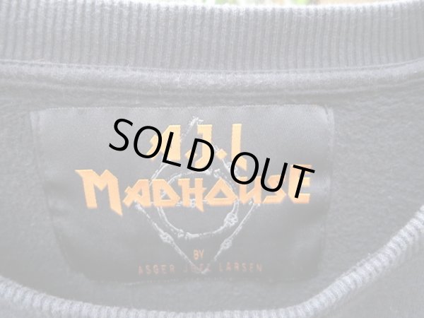 画像6: 【USED】A.J.L MADHOUSE ASGER JUEL LARSEN(アスガージュエルラーセン)バックプリントスウェット (6)