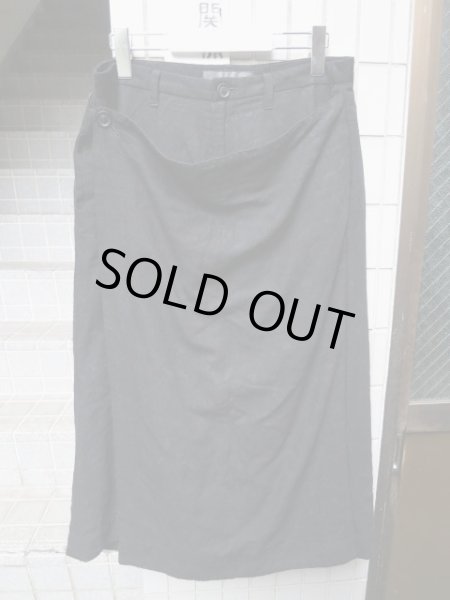 画像2: 【USED】JULIUS(ユリウス)2waysウール地スカートパンツ (2)